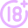 18+ icon